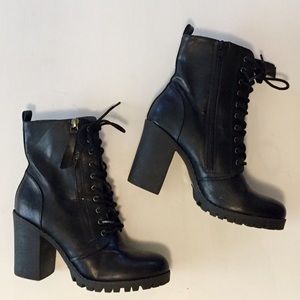 Combat/Punk/Goth Ankle Boots w/ Heel